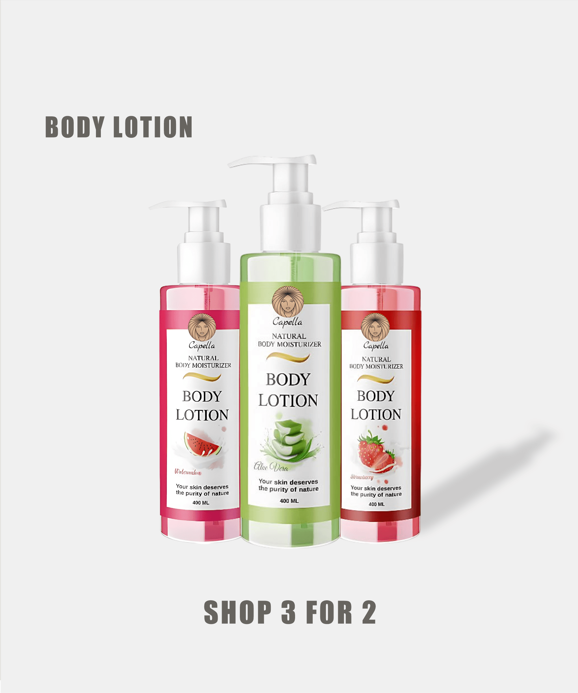 BODY LOTION 3Packs